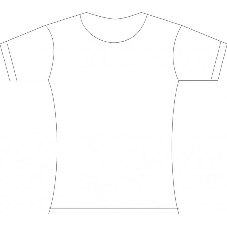 Camiseta Mujer Entallada-cuello redondo