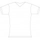 Camiseta Mujer Entallada-cuello pico