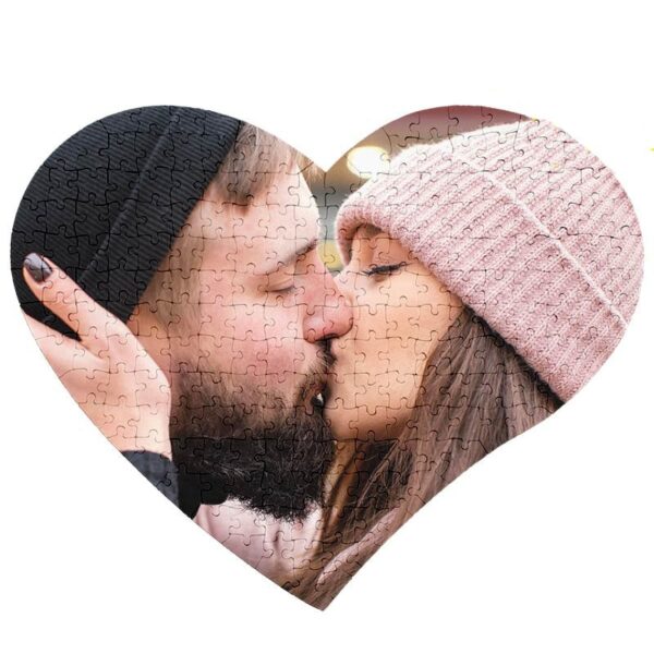 Puzzle corazón San Valentín
