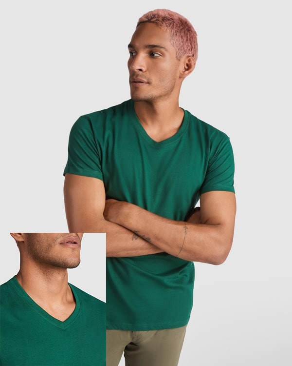 Camiseta Hombre Personalizable - cuello pico