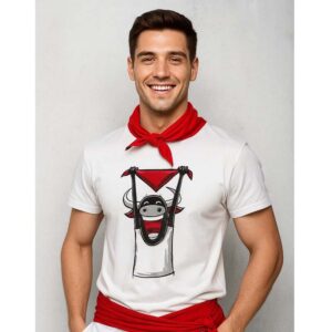 Camiseta fiestas toro y pañuelo