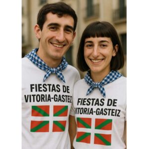 Camiseta fiestas de Vitoria